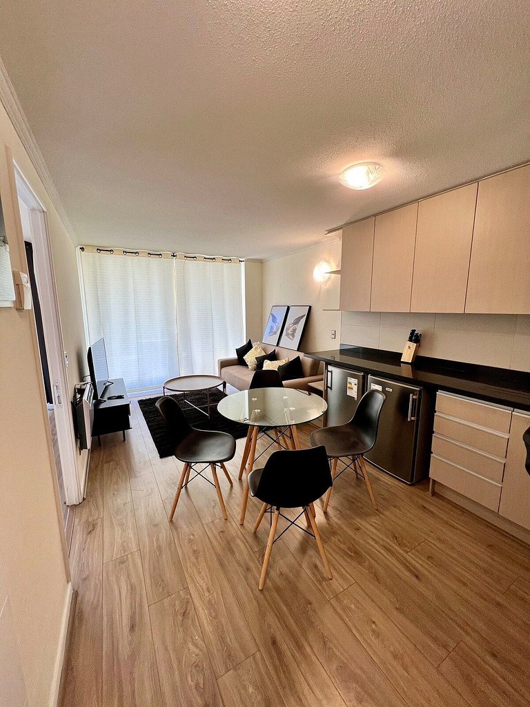 Estupendo Depto 1 dormitorio en Ñuñoa