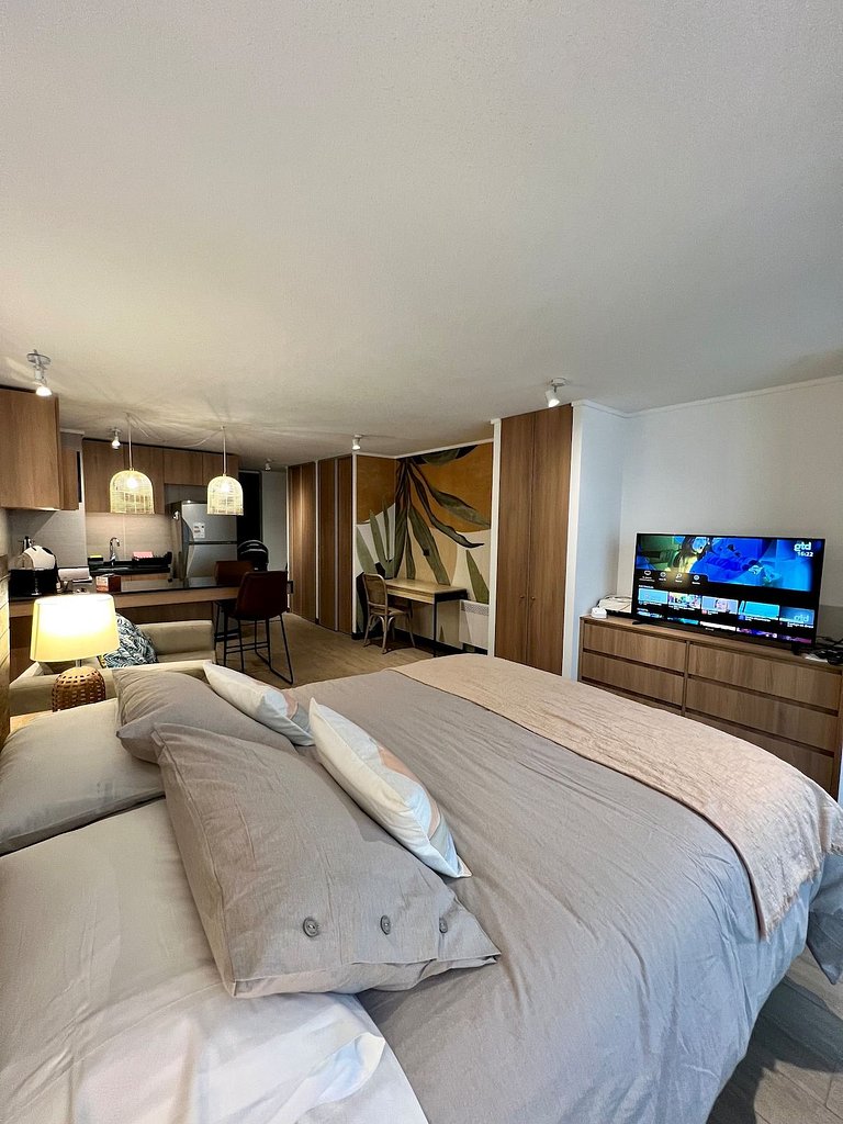 Studio Moderno + Parking - Clínica Las Condes