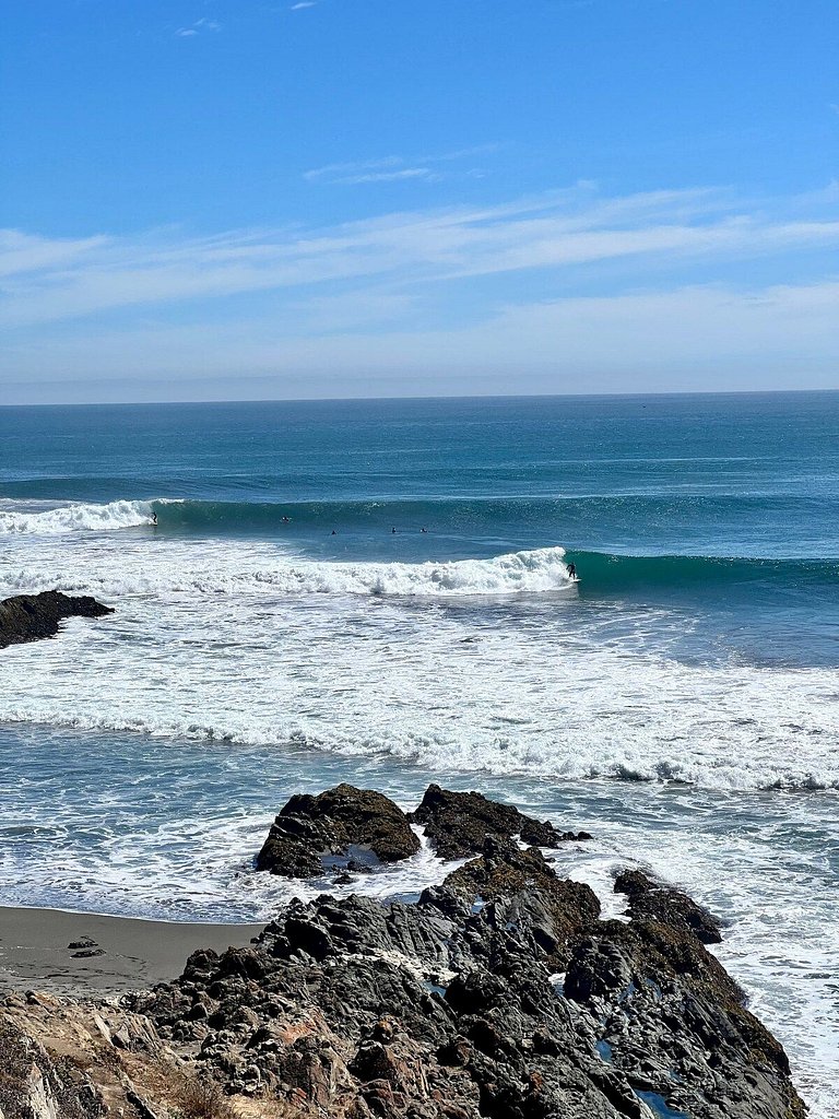 Olas de Buchupureo: con vida de campo