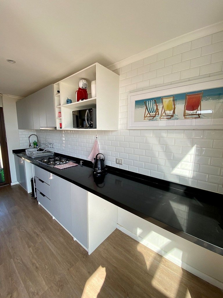 Moderna Casa con vista al mar