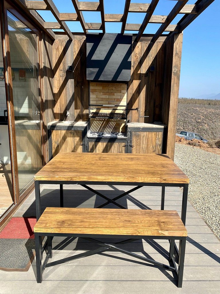 Moderna Casa con vista al mar