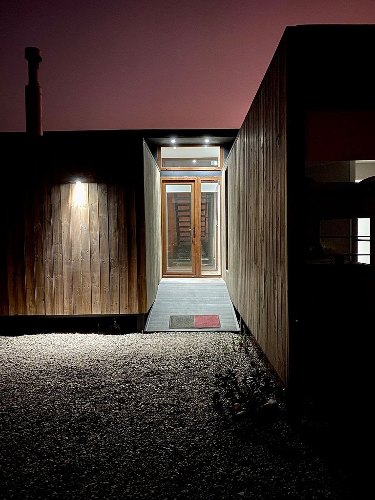 Moderna Casa con vista al mar