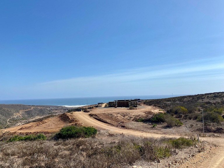 Moderna Casa con vista al mar