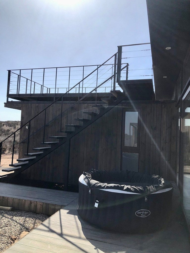 Moderna Casa con vista al mar
