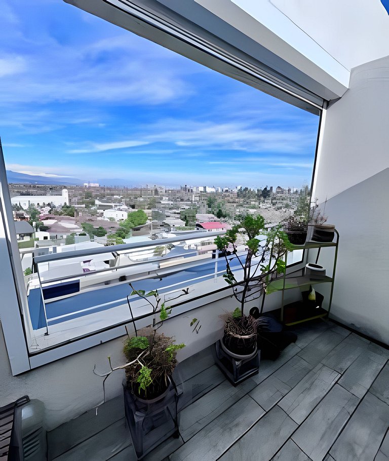 1D con Terraza en Los Dominicos