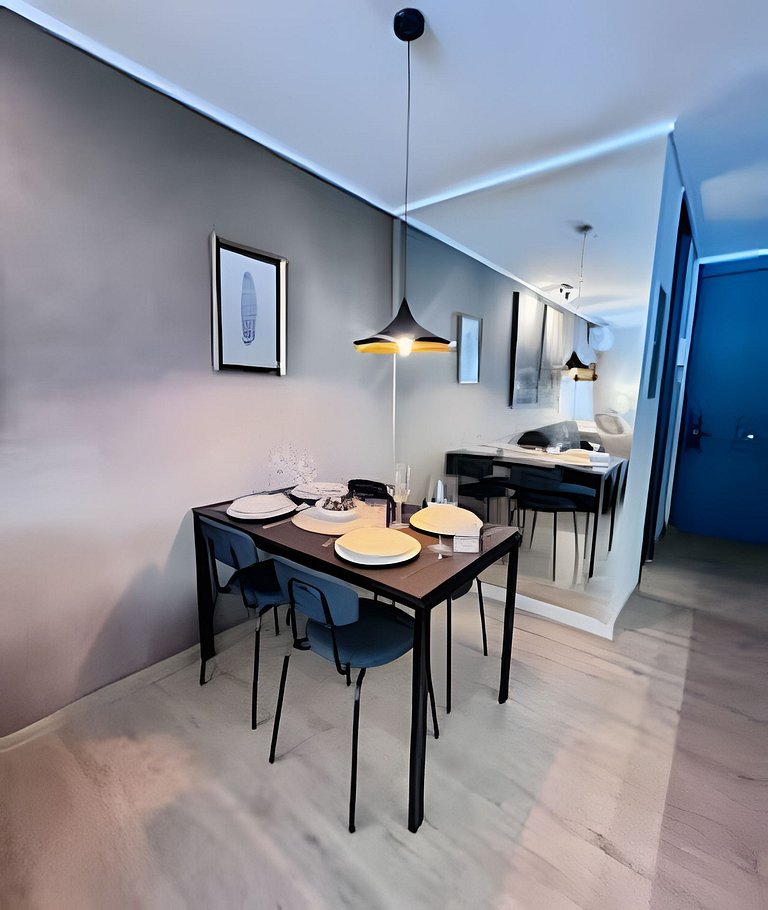 Elegante y moderno estudio