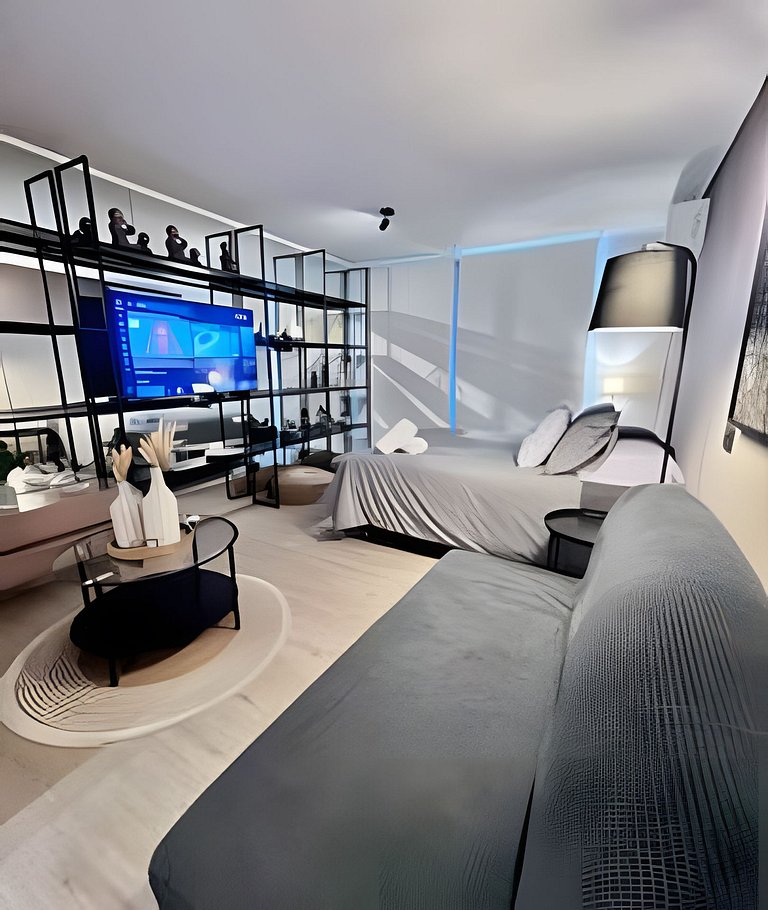Elegante y moderno estudio