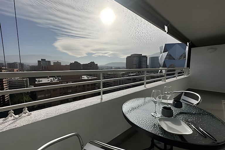 Lindo depto. tipo mariposa en Las Condes