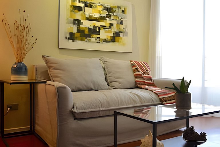 En barrio Lastarria chic depto 1D/1B