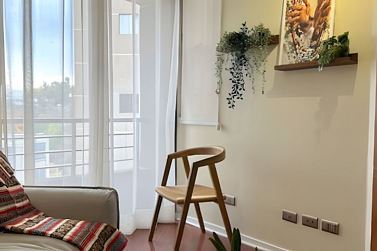 En barrio Lastarria chic depto 1D/1B