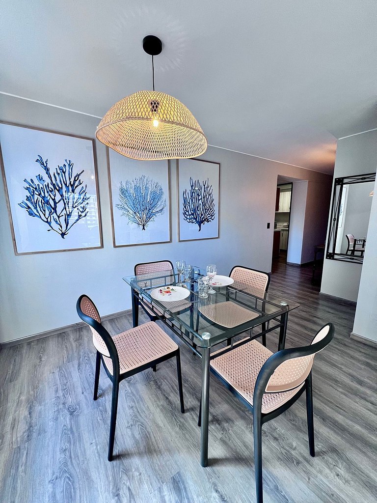 Acogedor Apartamento a pasos de Costanera Center