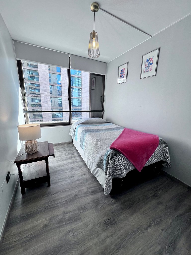 Acogedor Apartamento a pasos de Costanera Center