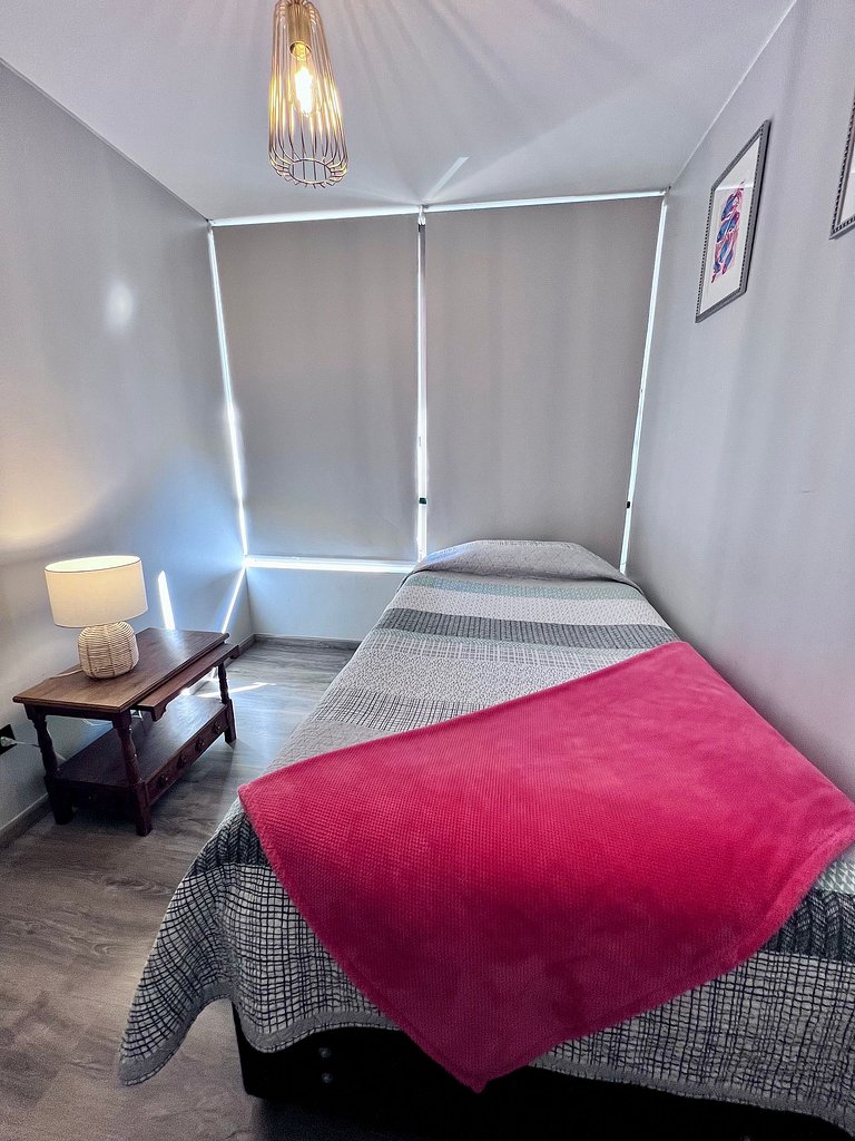 Acogedor Apartamento a pasos de Costanera Center