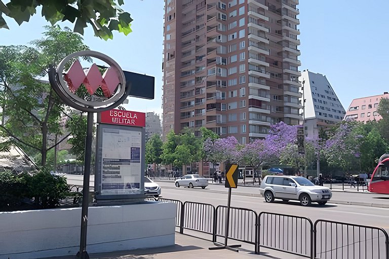1D en Las Condes con Vista a la Ciudad