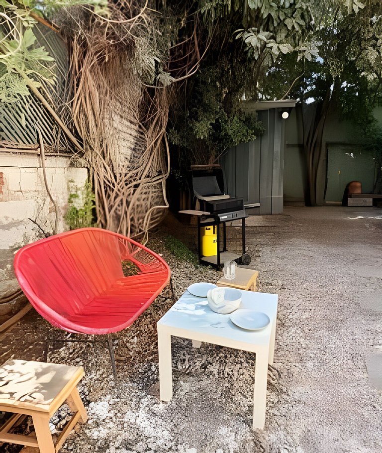 Cómodo 3D con jardín en el corazón de Vitacura