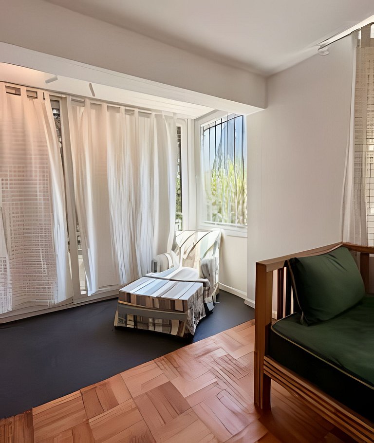 Cómodo 3D con jardín en el corazón de Vitacura