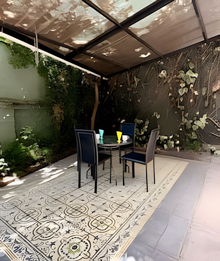 Cómodo 3D con jardín en el corazón de Vitacura