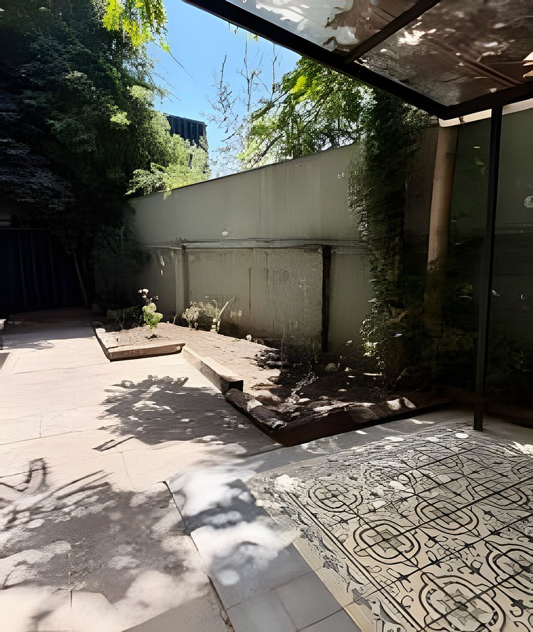 Cómodo 3D con jardín en el corazón de Vitacura