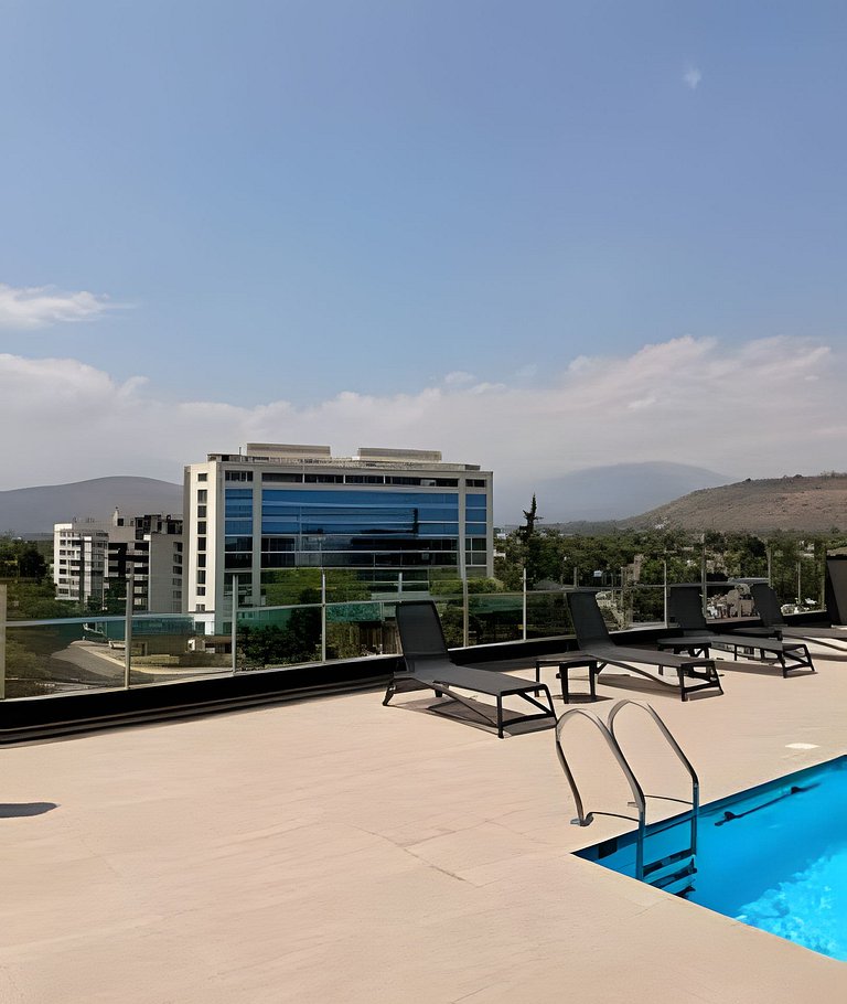 Luminoso 1D/1B en Las Condes excelente ubicación