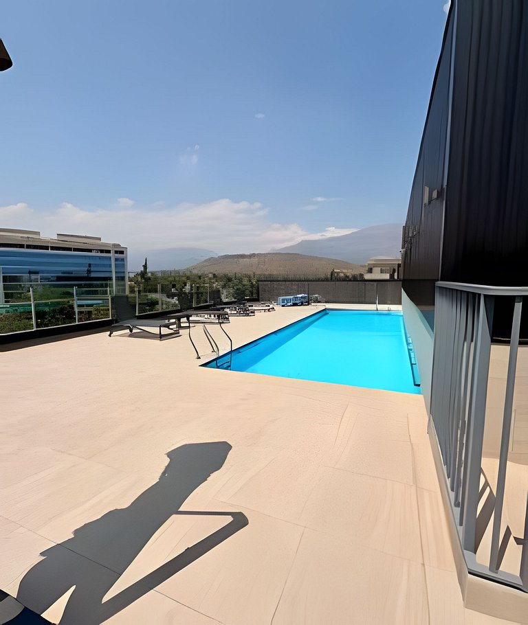 Luminoso 1D/1B en Las Condes excelente ubicación