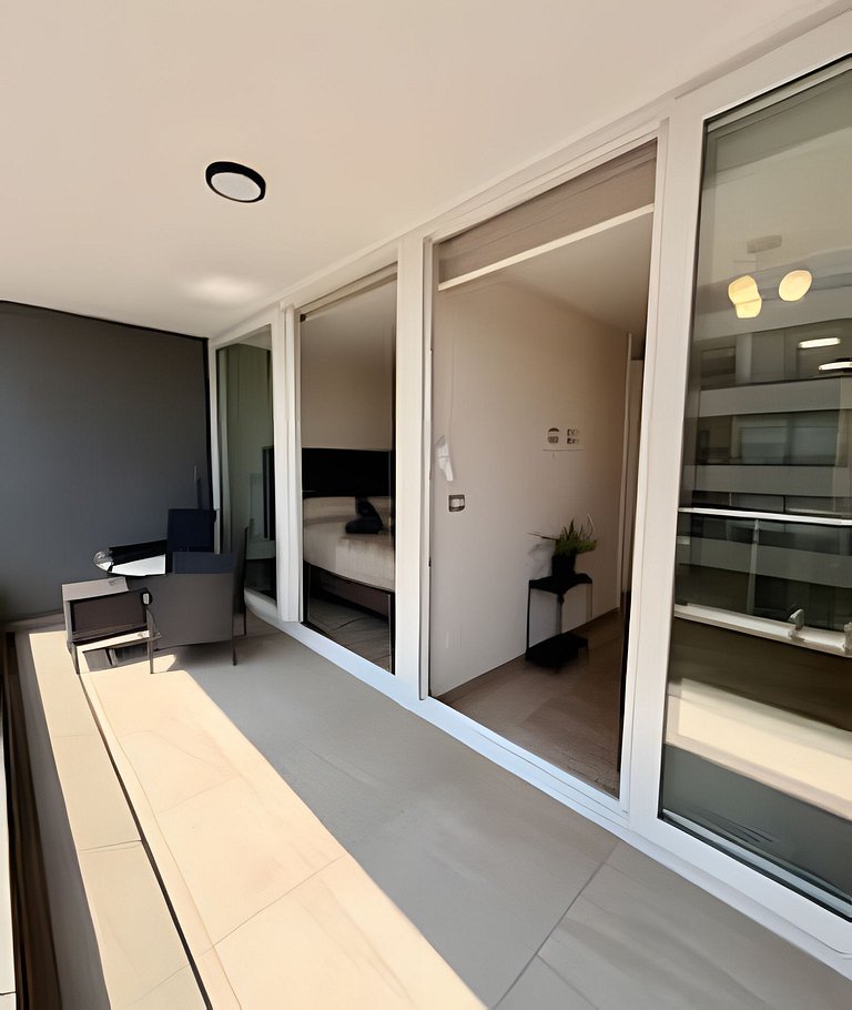 Luminoso 1D/1B en Las Condes excelente ubicación