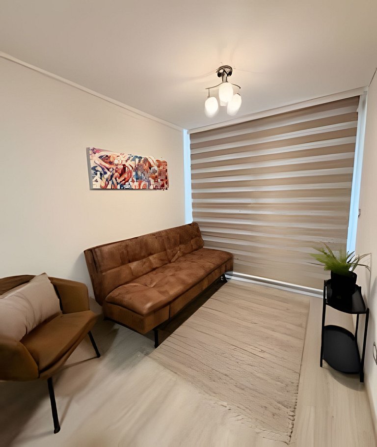 Luminoso 1D/1B en Las Condes excelente ubicación