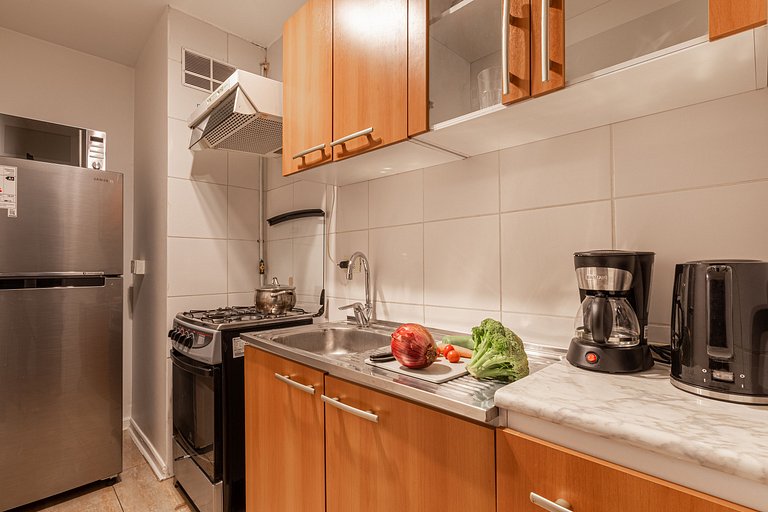 2D con Terraza para 5 Huéspedes en Providencia